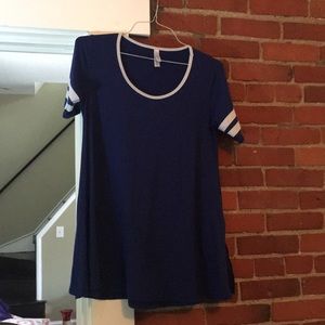 Luluroe blue baseball t shirt